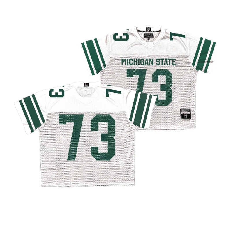 Football Jersey for Game Day Performance-Michigan State Throwback Football Jersey  - Rustin Young