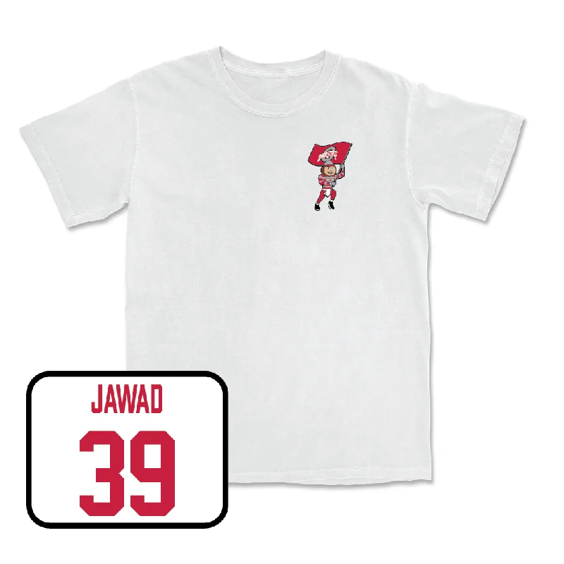 Football Jersey with Stretch for Better Fit-Football White Brutus Comfort Colors Tee  - Hadi Jawad