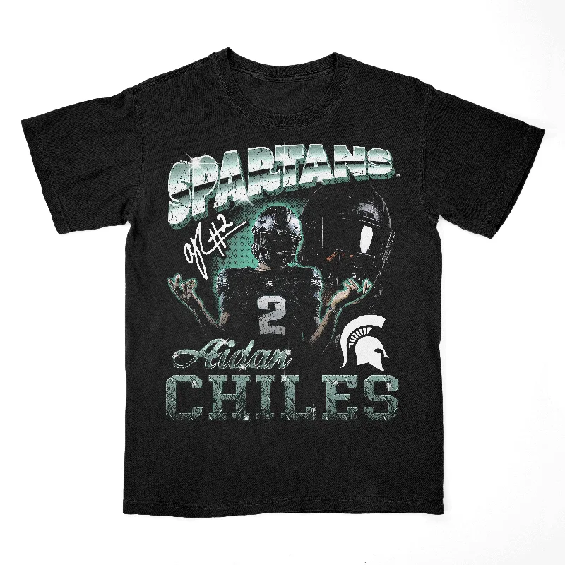 Football Jersey for Comfortable Wear All Day-EXCLUSIVE RELEASE - Aidan Chiles 90s Black Tee