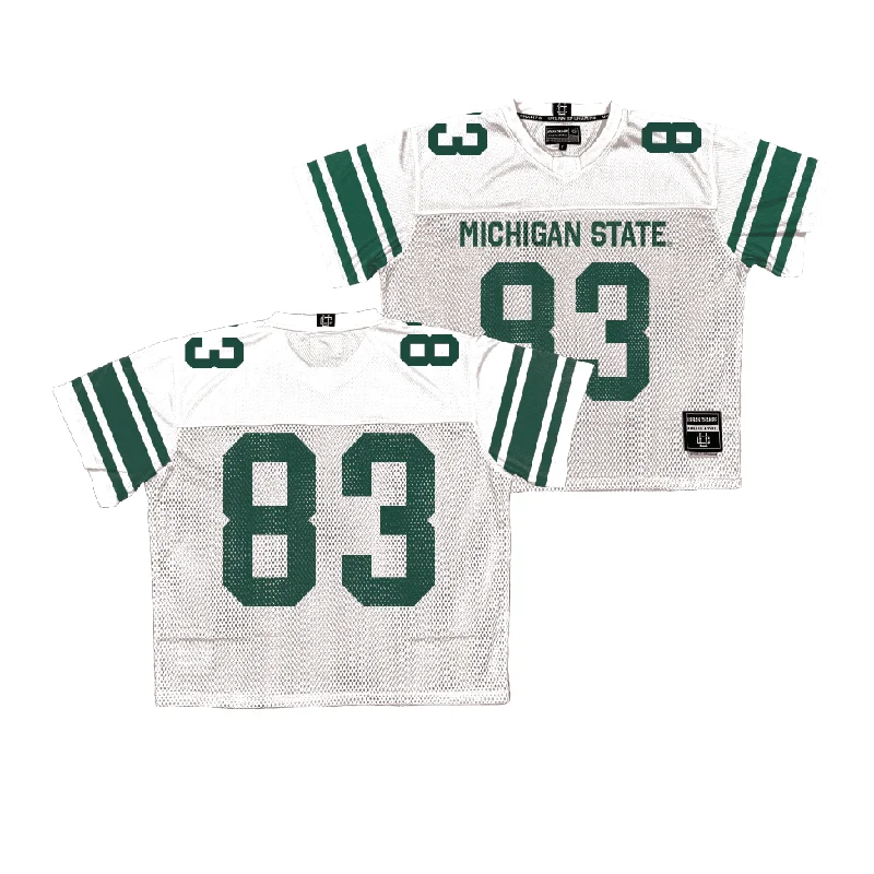 Football Jersey for Pro-Level Quality and Style-Michigan State Throwback Football Jersey  - Jackson Carson-Wentz