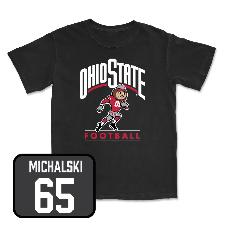 Football Jersey with Durable Fabric for Intense Play-Football Black Gridiron Tee - Zenuae Michalski