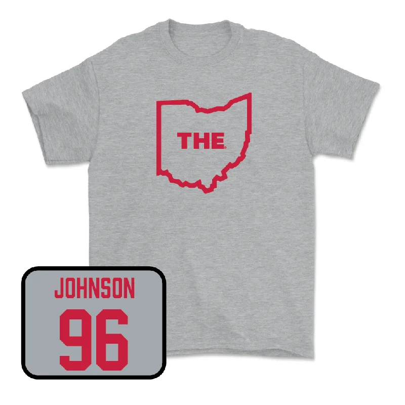 Football Jersey for Tough Matches and Tough Play-Sport Grey Football The Tee - Collin Johnson