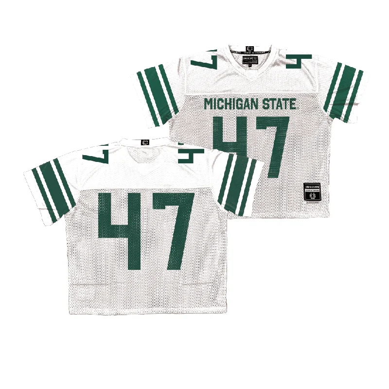 Football Jersey for Professional Quality and Custom Fit-Michigan State Throwback Football Jersey - Jax Wilson | #47