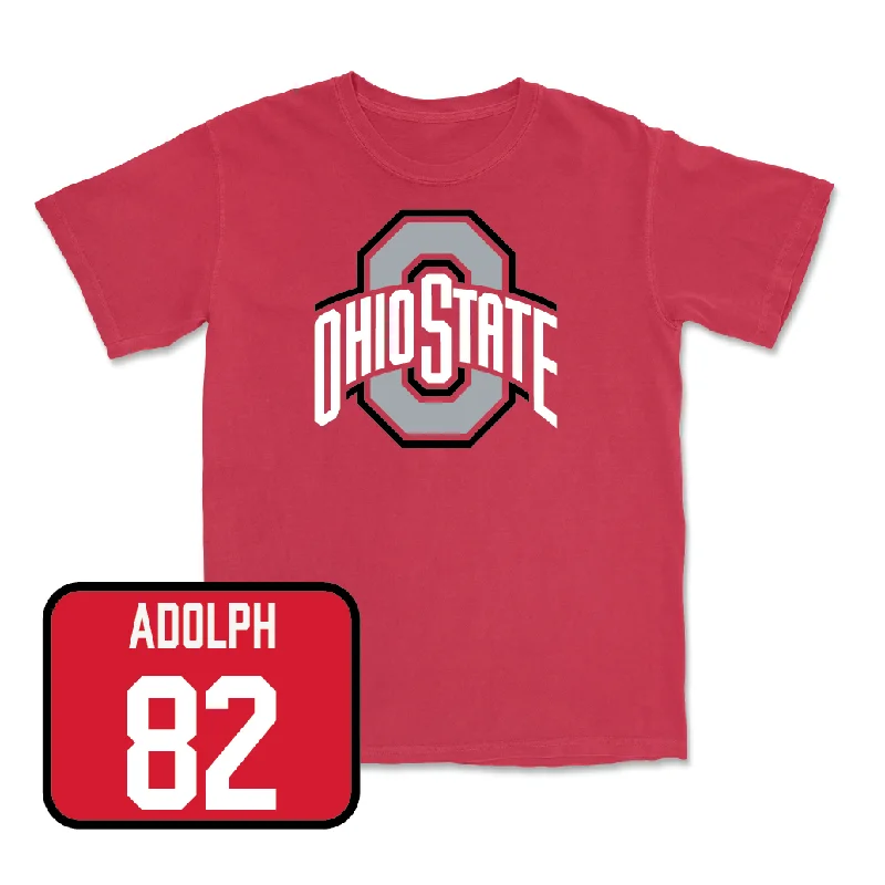 Football Jersey for Smooth, Athletic Fit-Red Football Team Tee - David Adolph