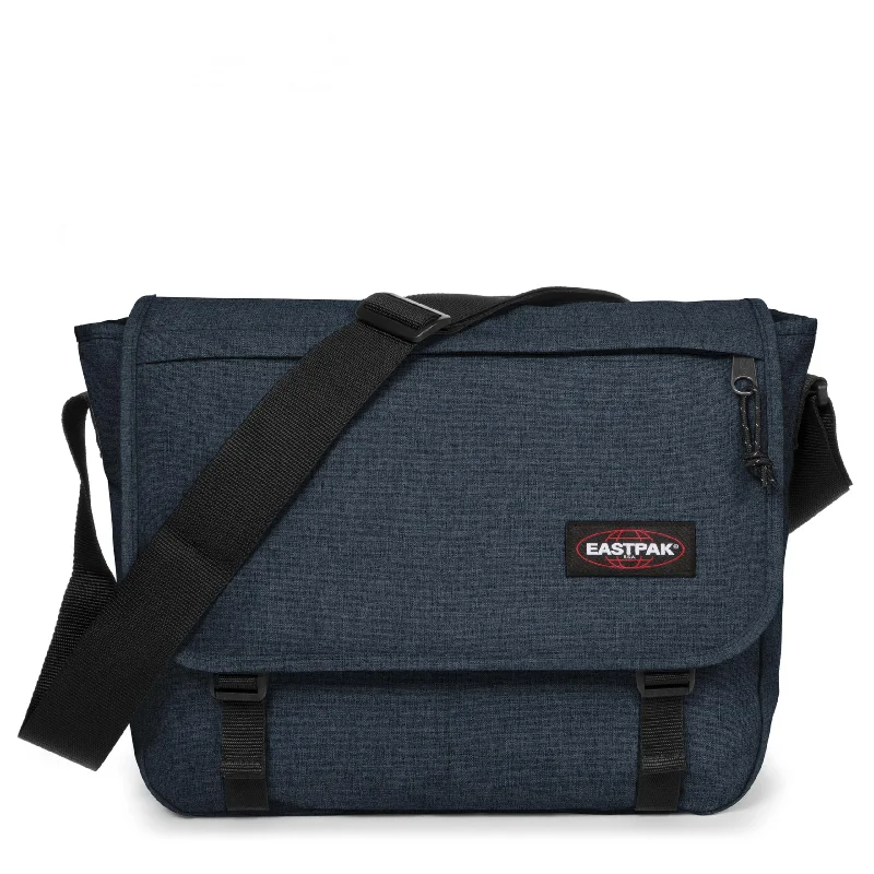 Football Jersey for Comfortable Design and Fit-Eastpak Delegate + Umhängetasche, 40 cm, 24 L, Triple Denim (Blau)