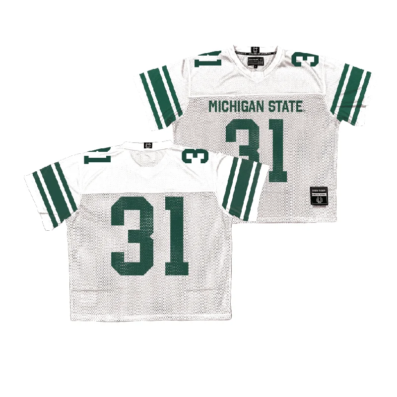 Football Jersey for Fast-Paced Field Play-Michigan State Throwback Football Jersey  - DJ Kennard