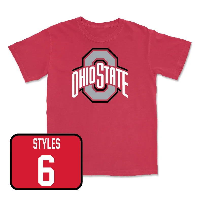 Football Jersey for Maximum Agility on the Field-Red Football Team Tee - Sonny Styles