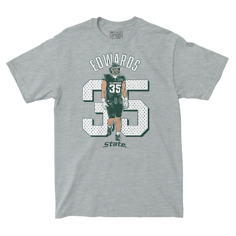 Football Jersey for Stylish and Comfortable Play-EXCLUSIVE RELEASE - Sam Edwards Illustrated Grey Tee