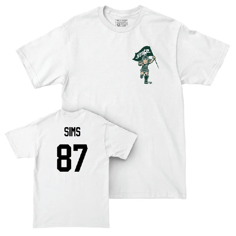 Football Jersey for Ultimate Performance and Comfort-Football White Sparty Comfort Colors Tee  - Dyson Sims