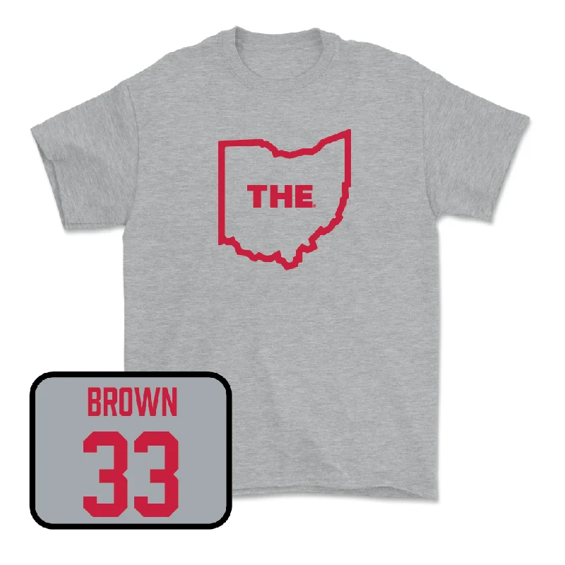 Football Jersey for Professional Quality and Comfort-Sport Grey Football The Tee - Devin Brown