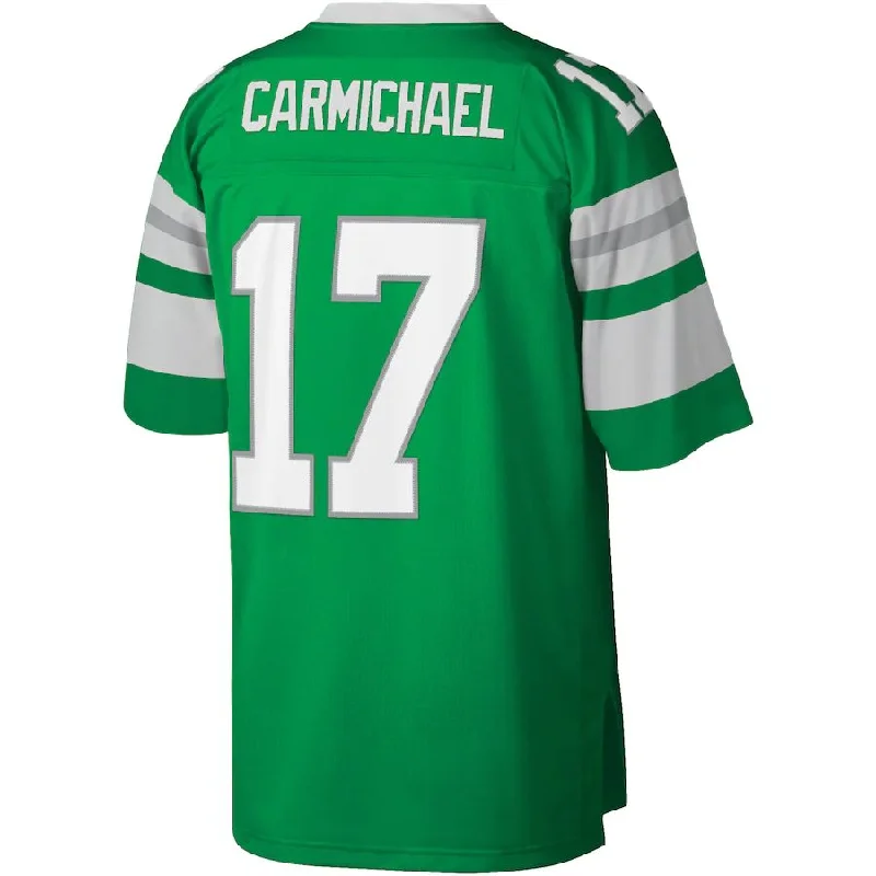 Rugby Jersey with Special Stretch Panels for Flexibility-P.Eagles #17 Harold Carmichael Mitchell & Ness Kelly Green Legacy Replica Jersey Stitched American Football Jerseys