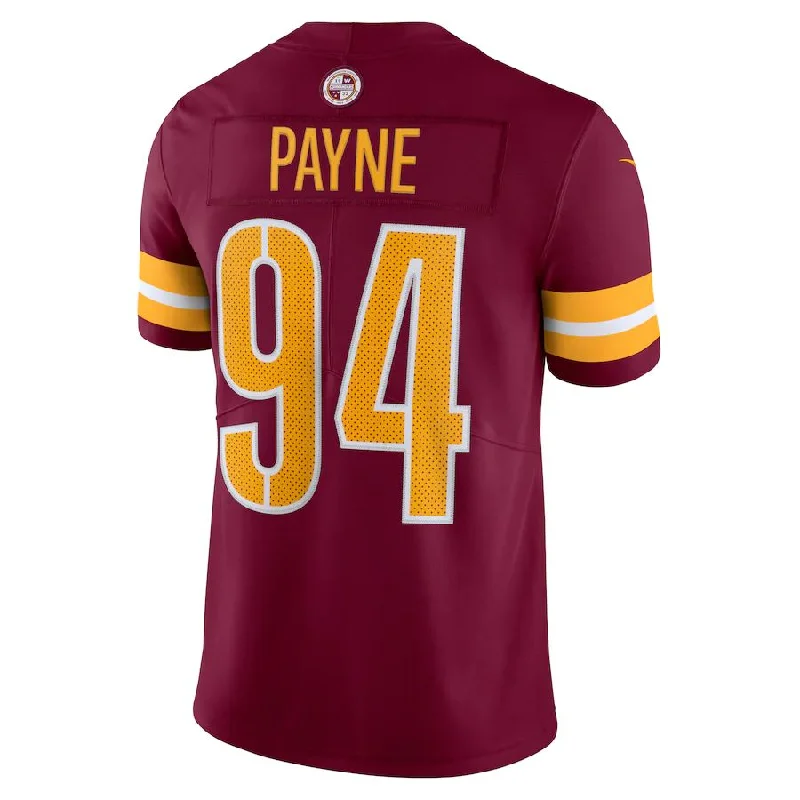 Rugby Jersey for All Players and Positions-W.Commanders #94 Da'Ron Payne Burgundy Vapor Limited Jersey Stitched American Football Jerseys