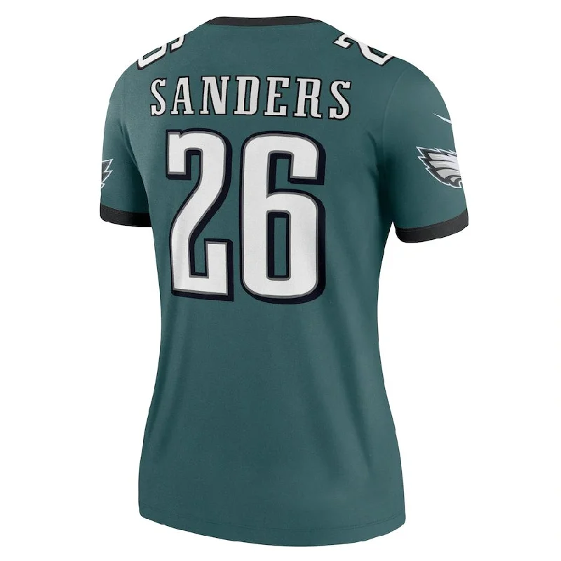 Rugby Jersey for Strong Performance During Training-P.Eagles #26 Miles Sanders Midnight Green Legend Jersey Stitched American Football Jerseys