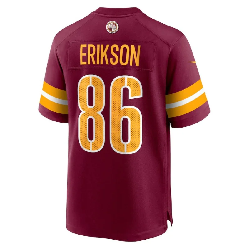 Rugby Jersey for Great Fit and Flexible Play-W.Commanders #86 Alex Erickson Burgundy Player Game Jersey Stitched American Football Jerseys