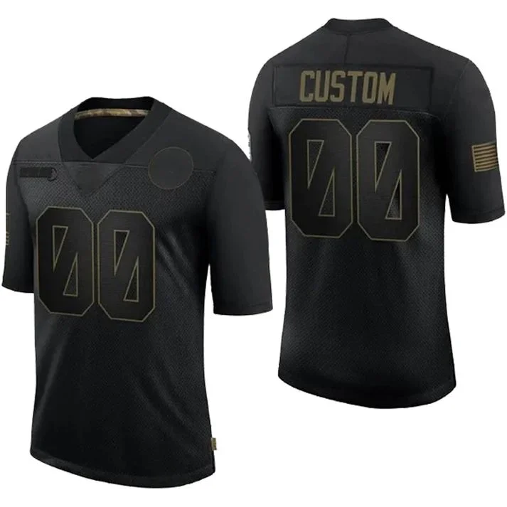 Rugby Jersey for Faster Speed and Agility on the Field-Custom SF.49ers 32 Team Stitched Black Limited 2020 Salute To Service Jerseys Stitched American Football Jerseys