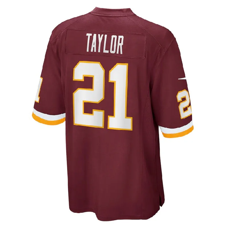 Rugby Jersey for Strong and Reliable Performance-W.Football Team #21 Sean Taylor Burgundy Game Retired Player Jersey Stitched American Football Jerseys