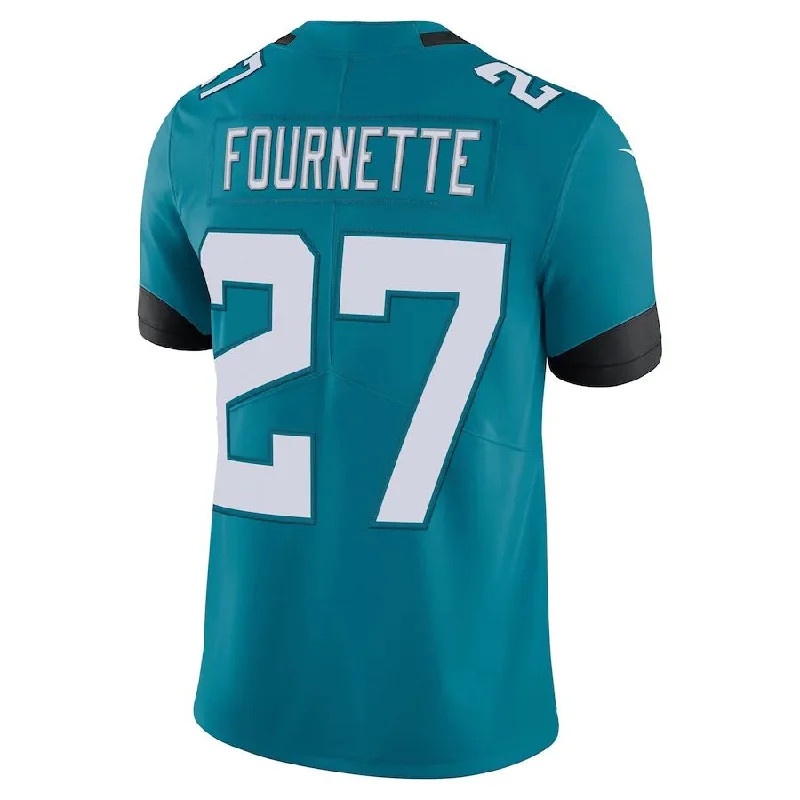 Rugby Jersey for Maximum Durability-J.Jaguars #27 Leonard Fournette Teal Vapor Limited Player Jersey Stitched American Football Jerseys