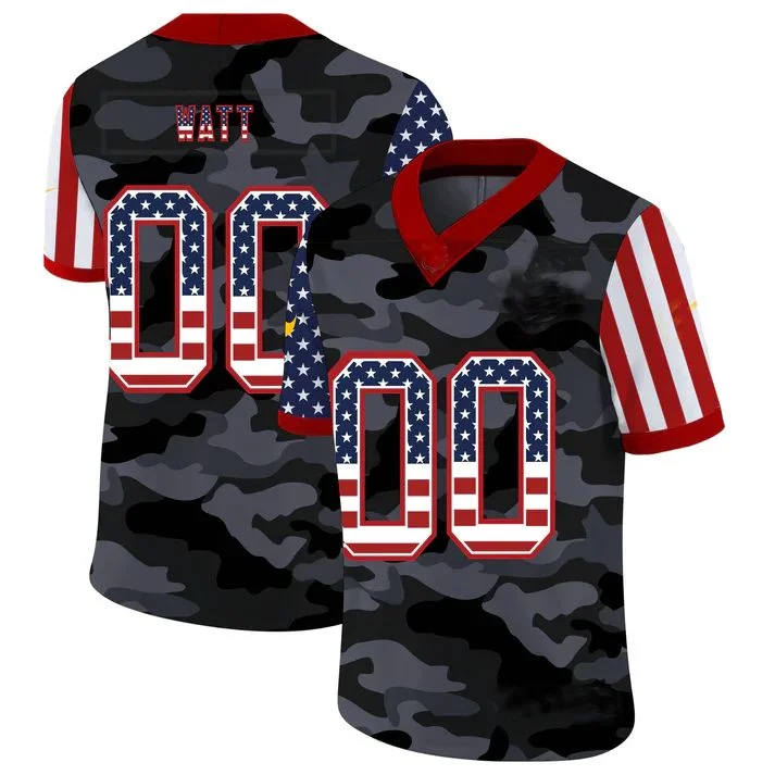 Rugby Jersey for Easy Mobility and Fast Performance-Custom SF.49ers American Team 32 and Number and Name 2020 Camo Salute to Service Limited Jersey Stitched American Football Jerseys