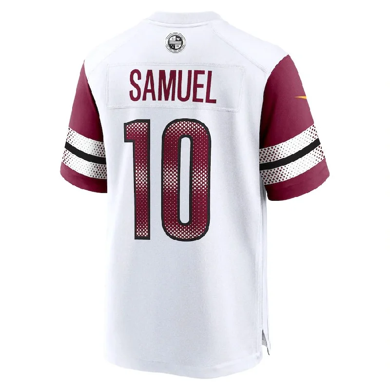 Rugby Jersey for Optimal Breathability and Airflow-W.Commanders #10 Curtis Samuel White Away Game Player Jersey Stitched American Football Jerseys