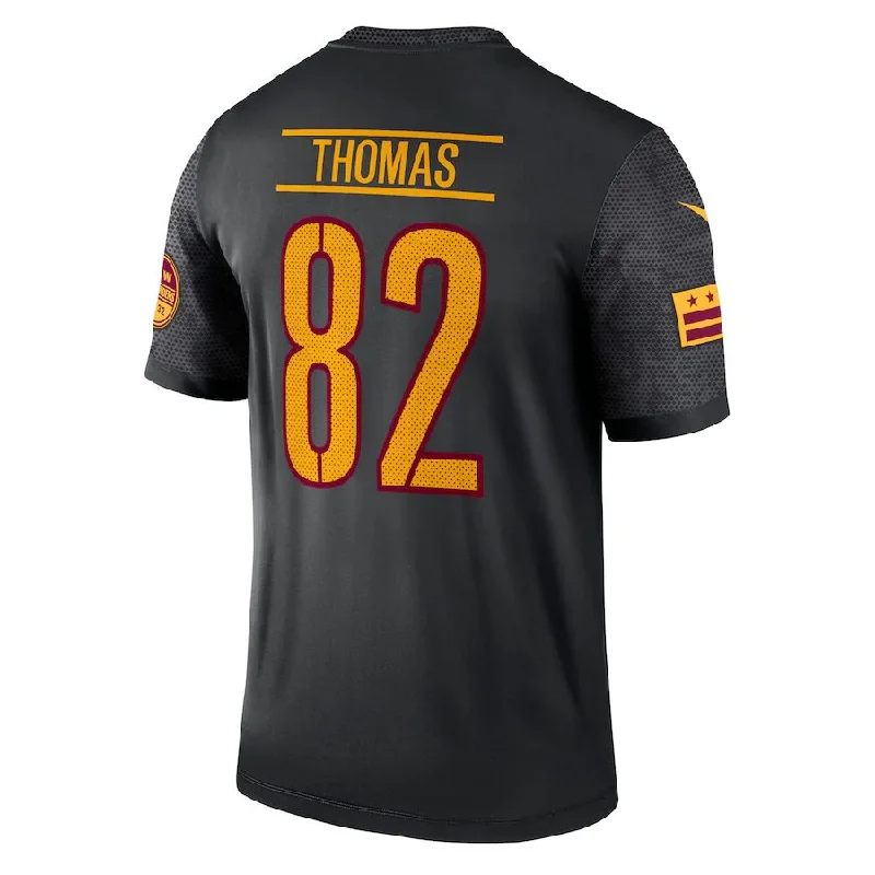 Rugby Jersey for High Performance in Training-W.Commanders #82 Logan Thomas Black Alternate Legend Jersey Stitched American Football Jerseys