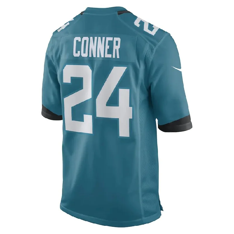 Rugby Jersey for Best Performance and Fit-J.Jaguars #24 Snoop Conner Teal Game Player Jersey Stitched American Football Jerseys