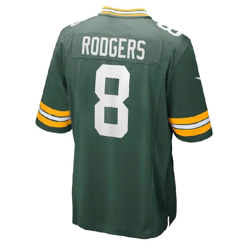 Rugby Jersey for Long-Lasting Comfort During Games-GB.Packers #8 Amari Rodgers Green Game Jersey Stitched American Football Jerseys