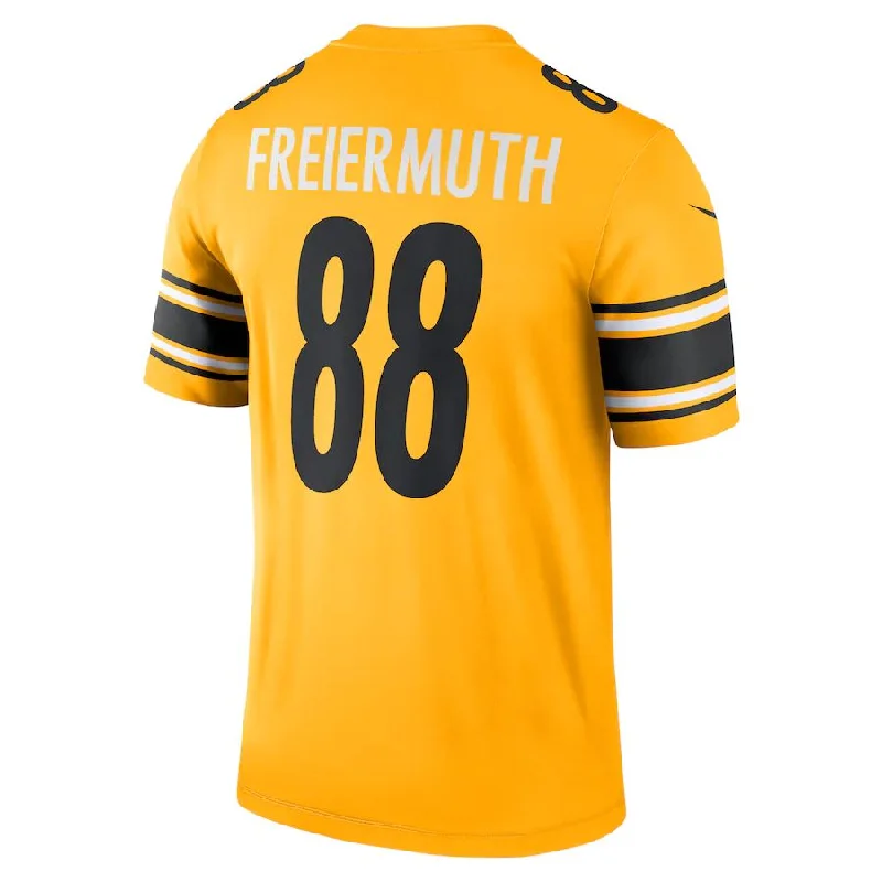 Rugby Jersey for Maximum Comfort During Tackles-P.Steelers #88 Pat Freiermuth Gold Inverted Legend Jersey Stitched American Football Jerseys