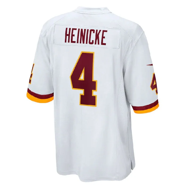 Rugby Jersey for Tough Matches-W.Football Team #4 Taylor Heinicke White Game Jersey Stitched American Football Jerseys