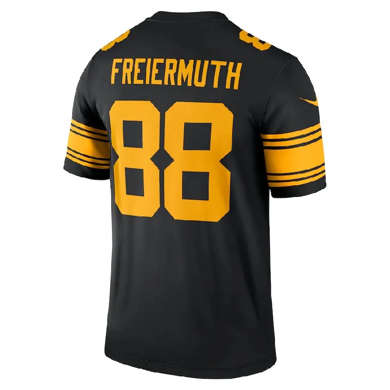 Rugby Jersey for High-Endurance Players-P.Steelers #88 Pat Freiermuth Black Alternate Legend Jersey Stitched American Football Jerseys