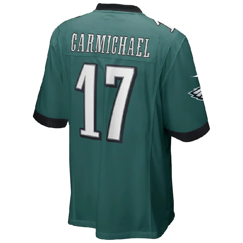 Rugby Jersey for Reliable Comfort and Breathability-P.Eagles #17 Harold Carmichael Midnight Green Game Retired Player Jersey Stitched American Football Jerseys