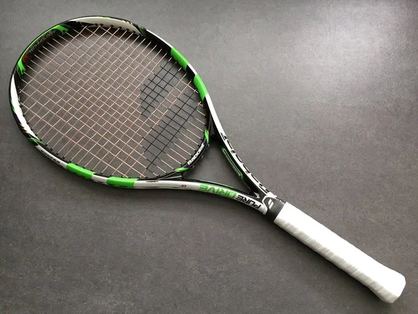 Tennis Racket with Excellent Grip and Feel-Babolat Pro Stock Pure Drive (Wimbledon Edition 2014)