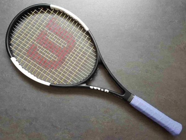 Tennis Racket for Strong Forehand-Grigor Dimitrov Personal Wilson Pro Staff 97 Tuxedo