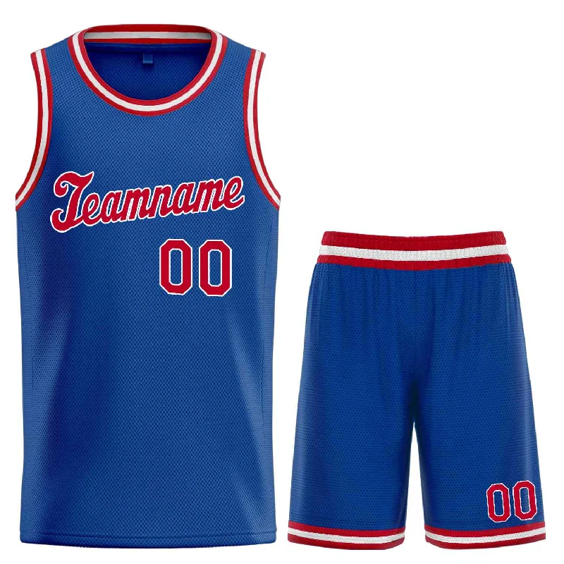 Basketball Jersey for Reliable Comfort and Agility-Custom Royal Red-White Classic Sets Sports Uniform Basketball Jersey