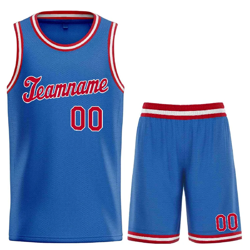 Basketball Jersey for Fast Action During Basketball Games-Custom Blue Maroon-White Classic Sets Sports Uniform Basketball Jersey