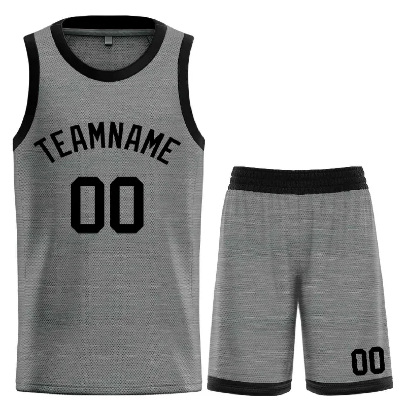 Basketball Jersey for Custom Team Designs and Numbers-Custom Dark Gray Black Classic Sets Bull Basketball Jersey