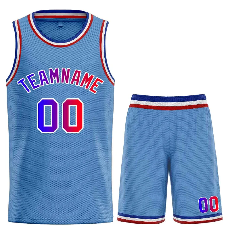 Basketball Jersey for Youth Players-Custom Light Blue Royal-White Bull Classic Sets Basketball Jersey