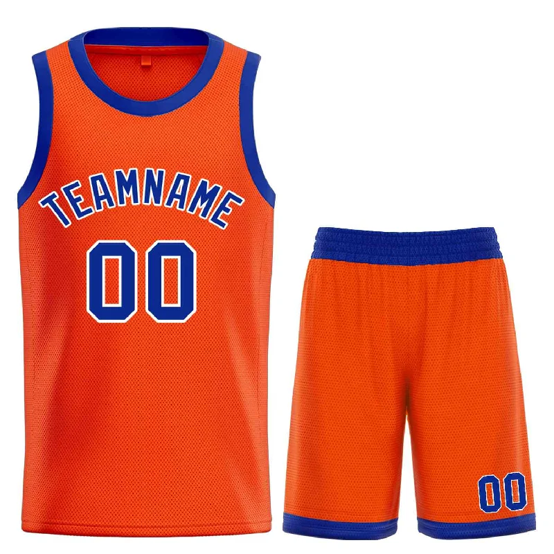 Basketball Jersey for Team Performance and Comfort-Custom Orange Royal-White Bull Classic Sets Basketball Jersey