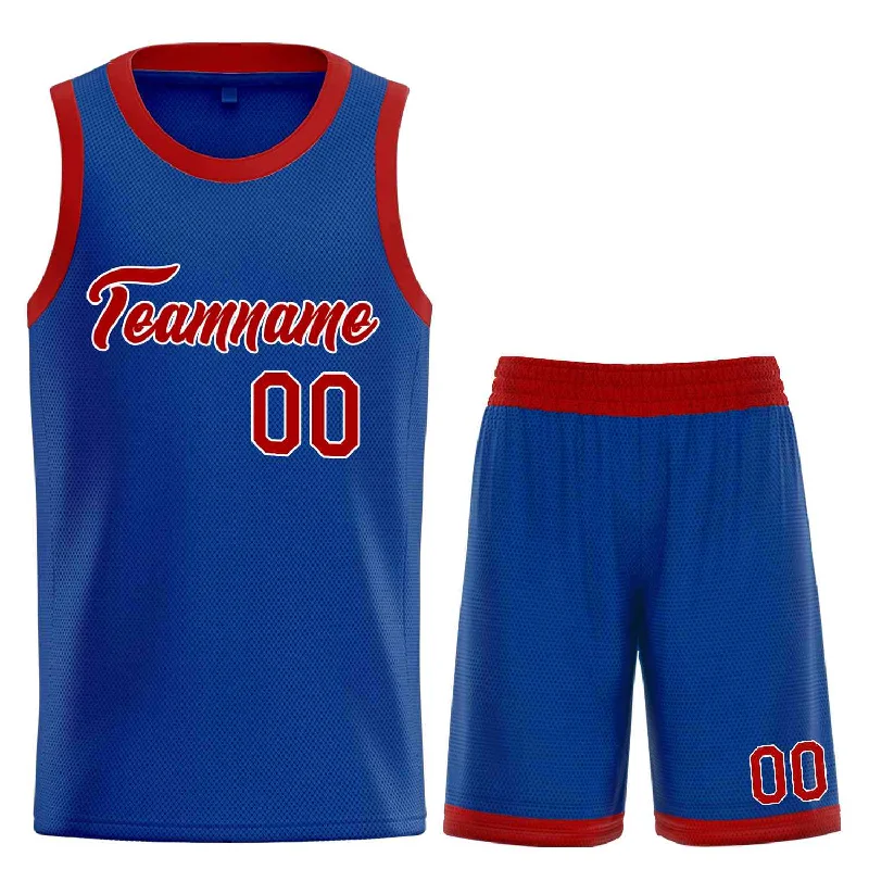 Basketball Jersey for Custom Names and Numbers-Custom Royal Maroon-White Heal Sports Uniform Classic Sets Basketball Jersey