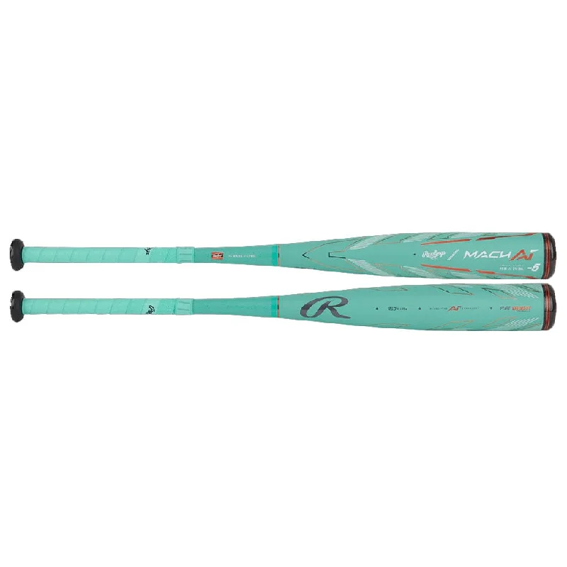 High Performance Baseball Bat for Speed and Accuracy-2024 Rawlings Mach AI (-5) USSSA Baseball Bat 2 3/4”: RUT4MC5