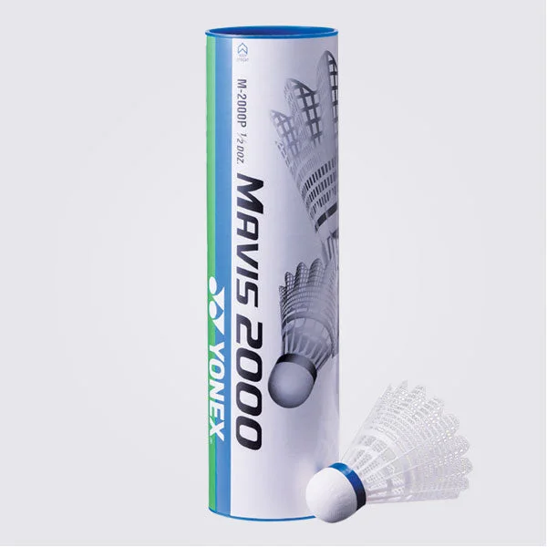 High-Performance Shuttlecock for Consistent Accuracy-Yonex Mavis 2000 Nylon Badminton Shuttlecocks